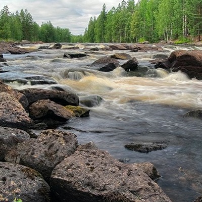 По реке Воньга с выходом в Белое море (разведка)